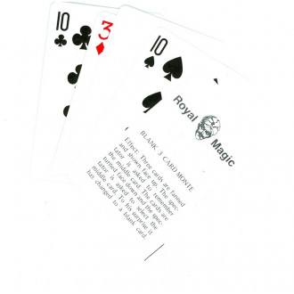 Blank Three Card Monte