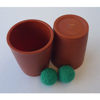 Chop Cup Kunststoff + 2 Bälle