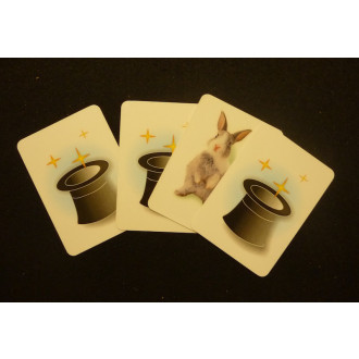 Hase und Zylinderhüte