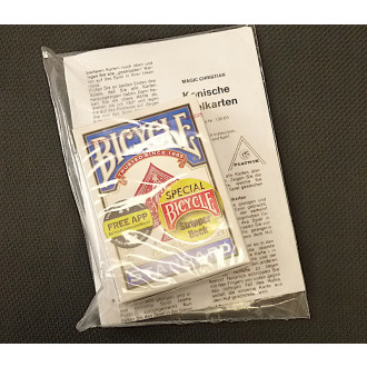 Konisches Kartenspiel. Stripper Deck