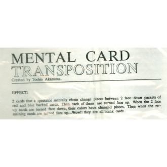 Mental Card Transposition