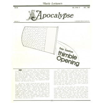 Apocalypse, Vol. 6 (1983)