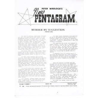 The New Pentagram, 12. Jahrgang (April 1980 - Februar 1981)