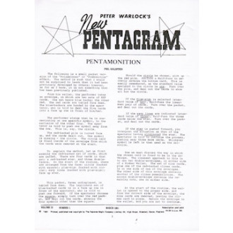 The New Pentagram, 13. Jahrgang (April 1981 - Februar 1982)