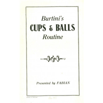 Burtini's Cups & Balls Routine