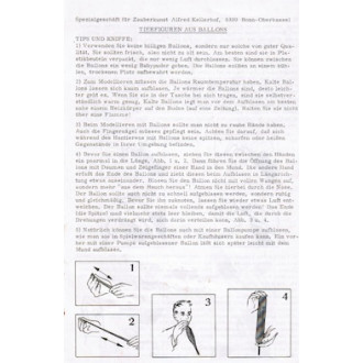 Tierfiguren aus Ballons