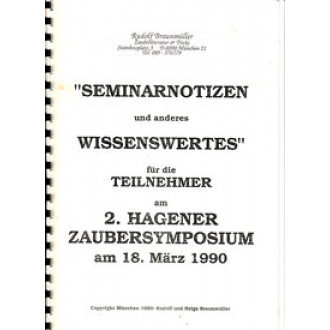 "Seminarnotizen und anderes Wissenswertes"