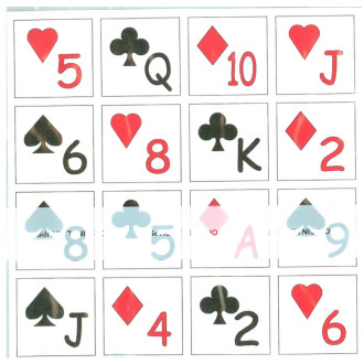 Faltungen ind rot und schwarz