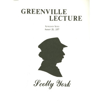 Greenville Lecture 1977