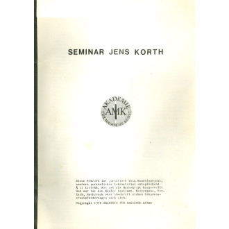 Seminar Jens Korth