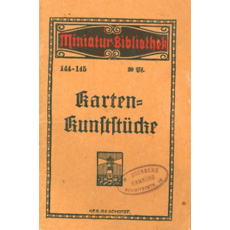 Miniatur Bibliothek - Kartenkunststücke
