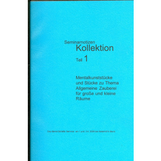 Seminarnotizen Kollektion Teil 1
