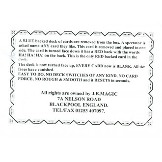 CardTrick JB Magic
