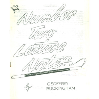 Number Two Lecture Notes