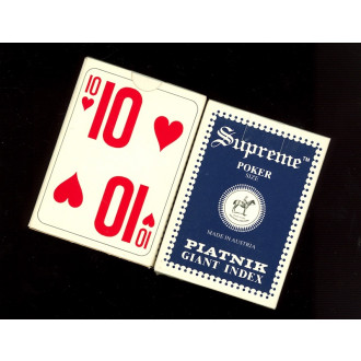 Supreme Poker Size Piatnik GIANT Index rot