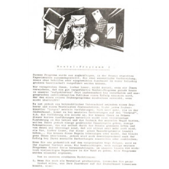 Mental-Programm I - XIV