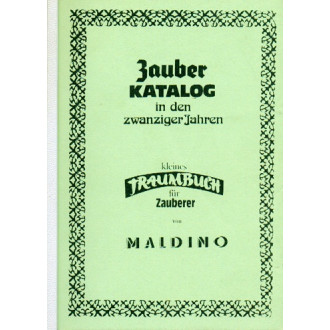 Zauberkatalog in den zwanziger Jahren