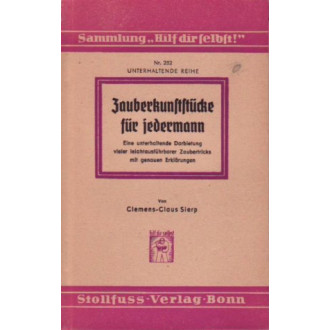 Zauberkunststücke für jedermann (1. Auflage)