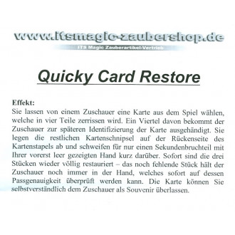 Quicky Card Restore