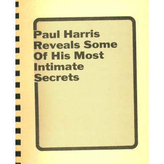 Paul Harris Reveals Some of His Most Intimate Secrets