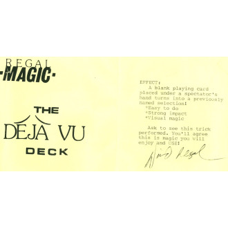 Deja Vu Deck - David Regal