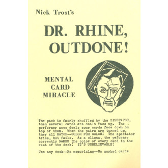 Nick Trost's Dr. Rhine, Outdone!