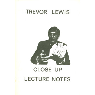 Trevor Lewis Close Up Lecture Notes A5