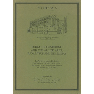Sotheby's: Books on Conjuring and the Allied Arts, Apparatus and Ephemera